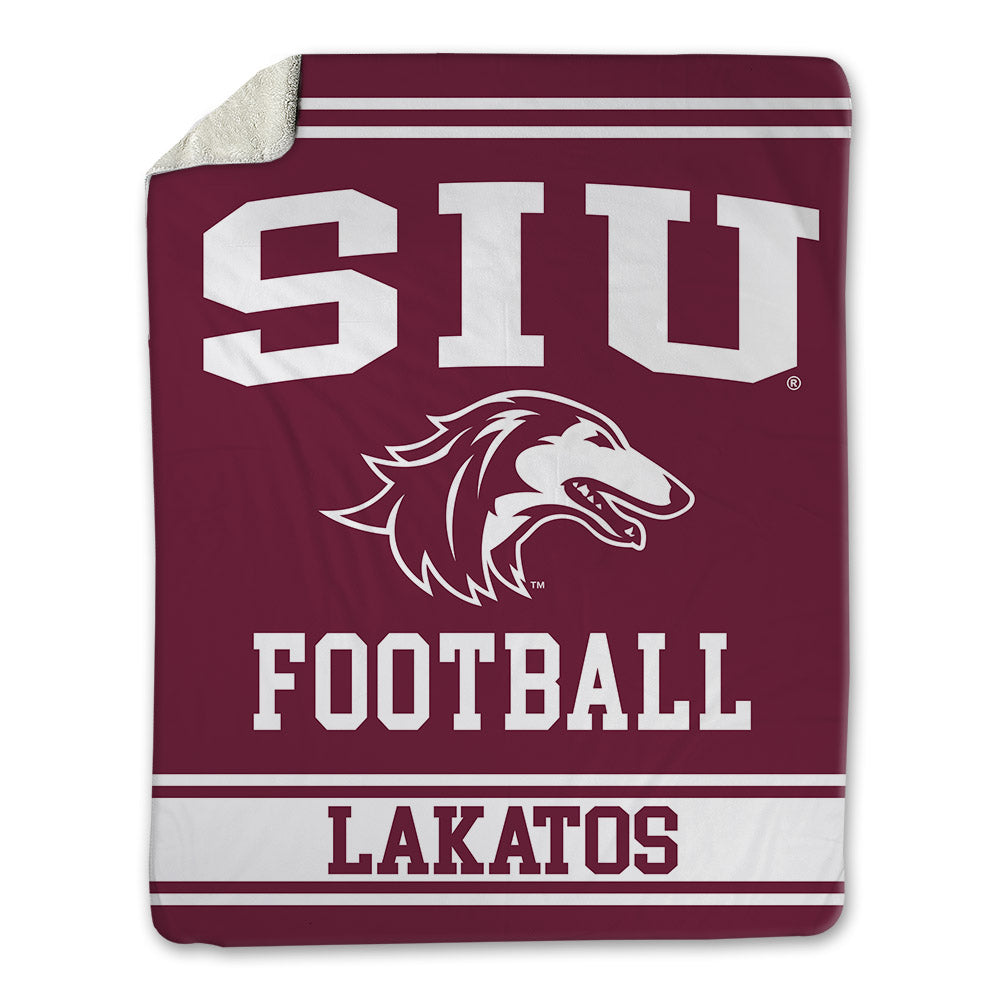 SIU Carbondale - NCAA Football : Clayton Lakatos - Blanket-0