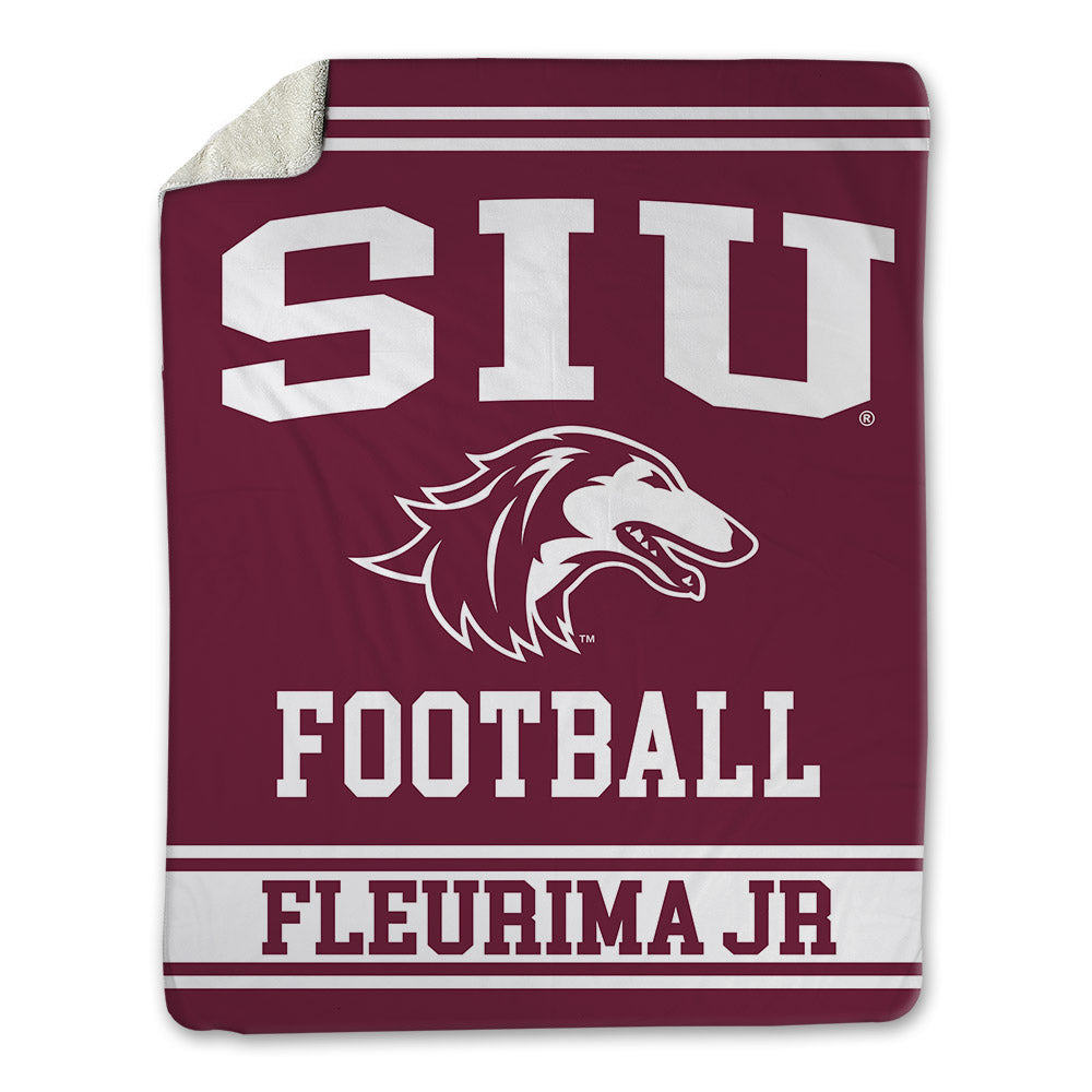 SIU Carbondale - NCAA Football : Bernadin Fleurima Jr - Blanket-0