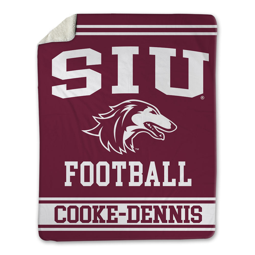 SIU Carbondale - NCAA Football : Tristan Cooke-Dennis - Blanket-0