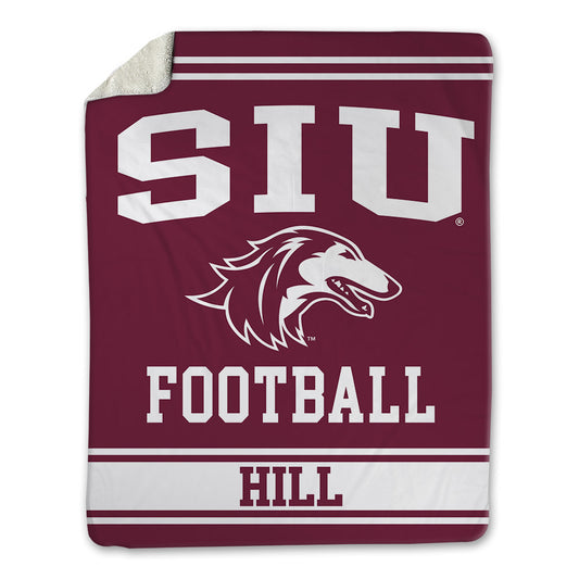 SIU Carbondale - NCAA Football : Naz Hill - Blanket-0