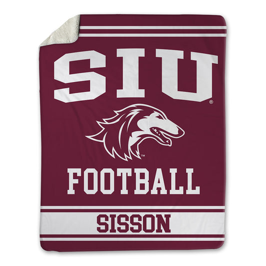SIU Carbondale - NCAA Football : Blayne Sisson - Blanket-0