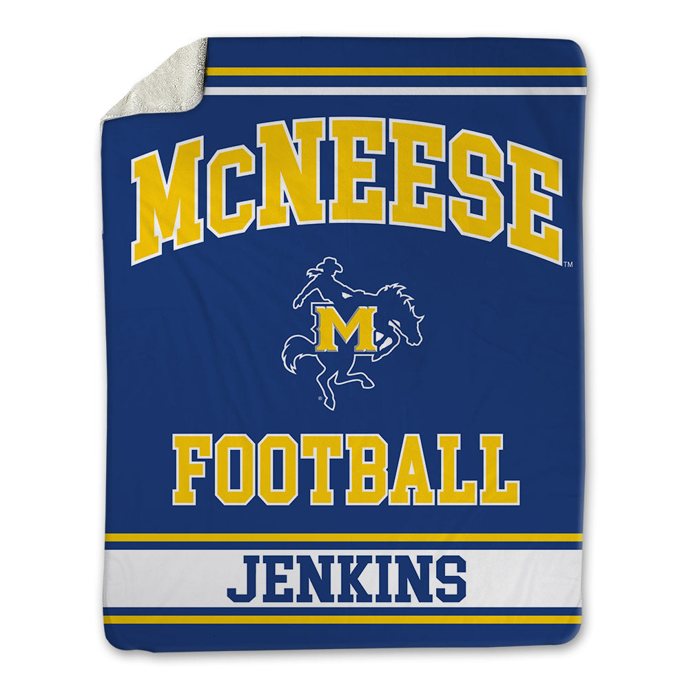 McNeese State - NCAA Football : Roman Jenkins - Blanket-0