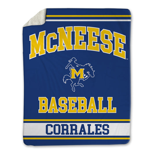 McNeese State - NCAA Baseball : Diego Corrales - Blanket-0