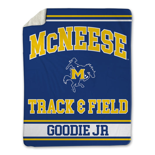 McNeese State - NCAA Men's Track & Field : Quinten Goodie Jr - Blanket-0