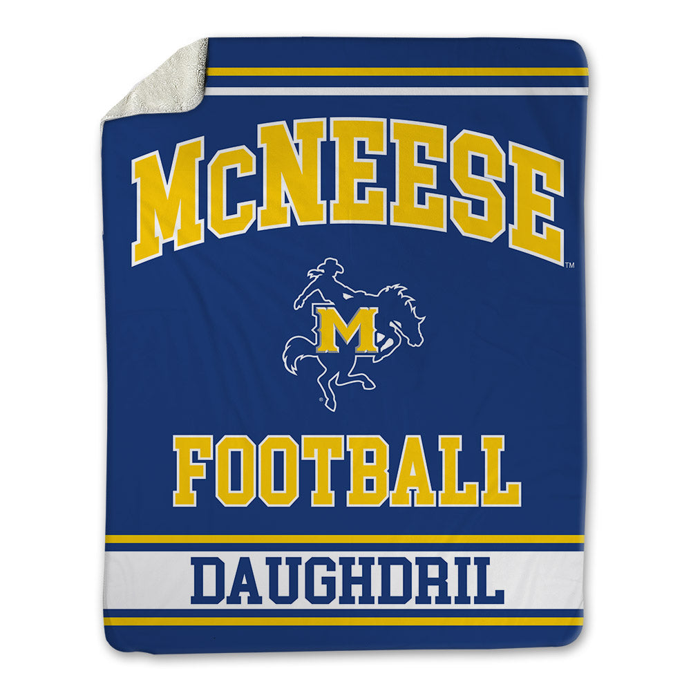 McNeese State - NCAA Football : Landon Daughdril - Blanket-0