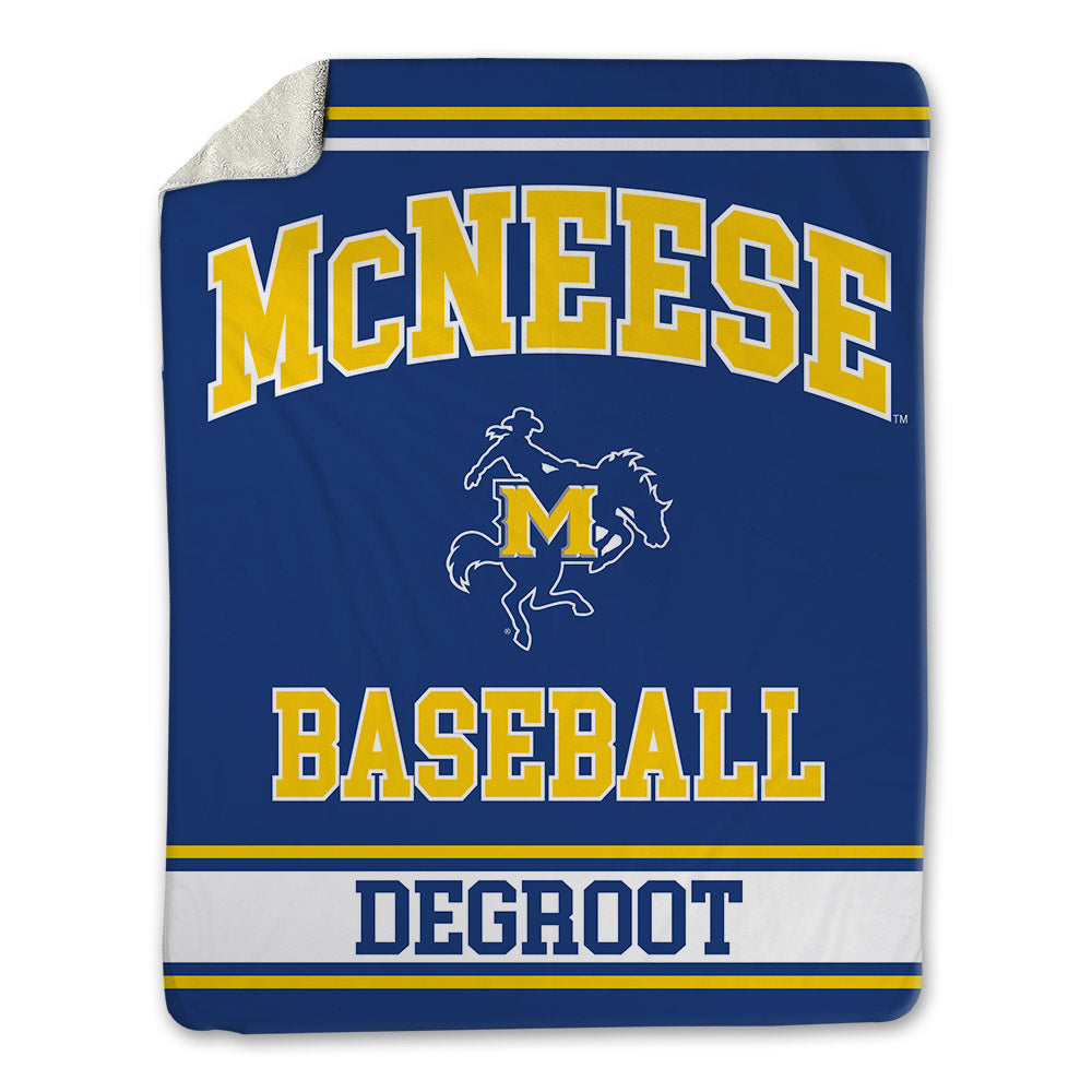 McNeese State - NCAA Baseball : Josh DeGroot - Blanket-0