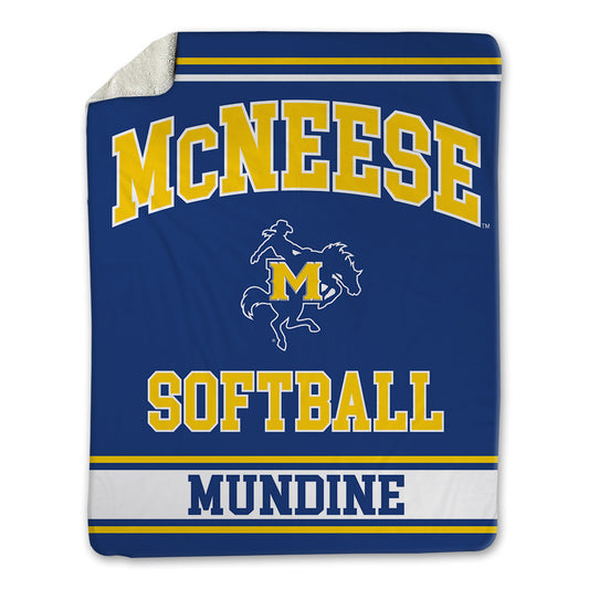 McNeese State - NCAA Softball : Samantha Mundine - Blanket-0