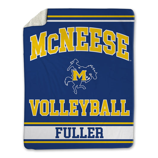 McNeese State - NCAA Women's Volleyball : Lauren Fuller - Blanket-0