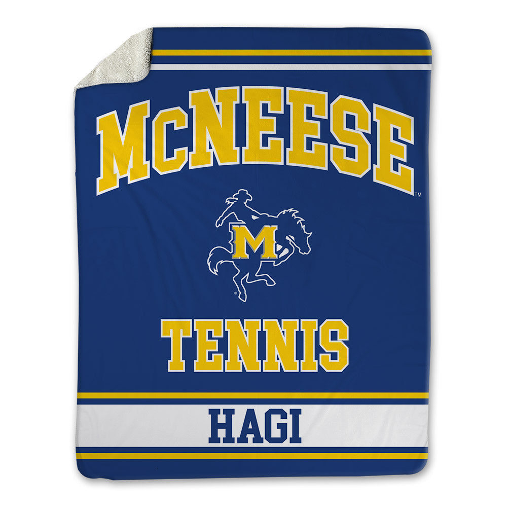 McNeese State - NCAA Women's Tennis : Erica Hagi - Blanket-0