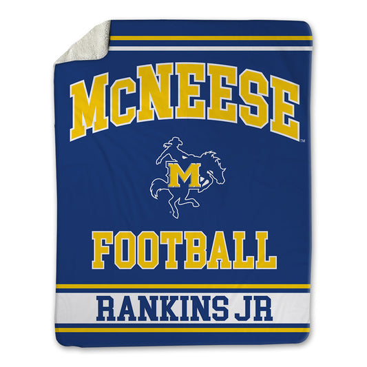 McNeese State - NCAA Football : Devwin Rankins Jr - Blanket-0