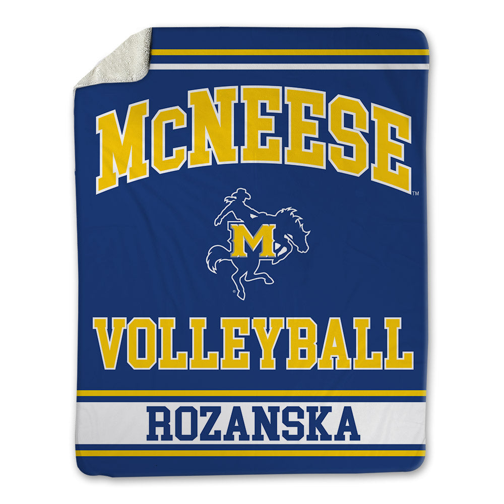 McNeese State - NCAA Women's Volleyball : Gracjana Rozanska - Blanket-0