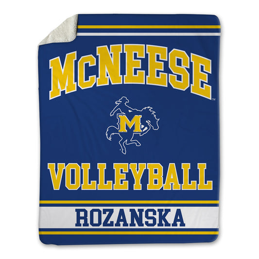 McNeese State - NCAA Women's Volleyball : Gracjana Rozanska - Blanket-0