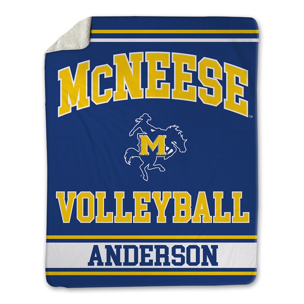 McNeese State - NCAA Women's Volleyball : Summer Anderson - Blanket-0