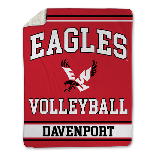 Eastern Washington - NCAA Women's Volleyball : Jailyn Davenport - Blanket-0