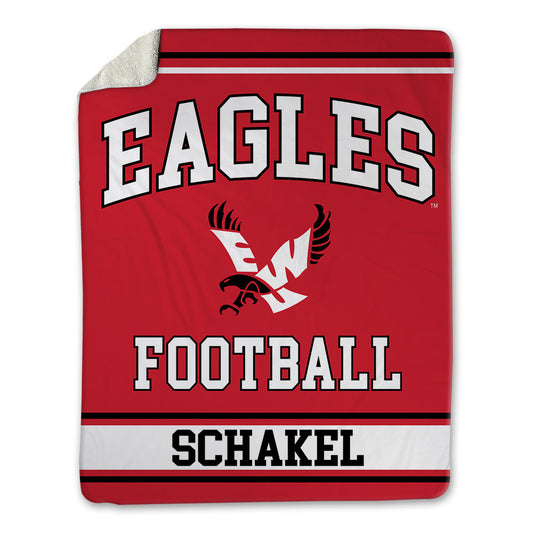 Eastern Washington - NCAA Football : Jake Schakel - Blanket-0