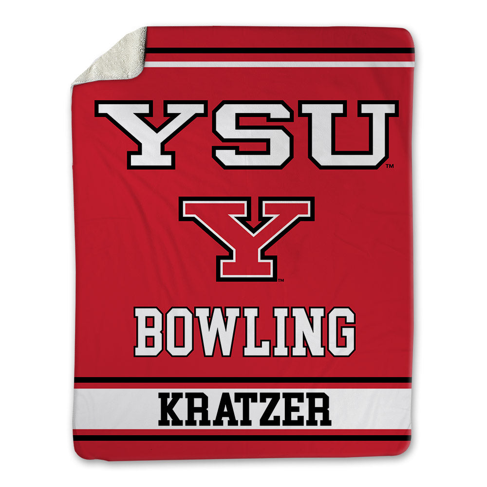 Youngstown State - NCAA Women's Bowling : Leyna Kratzer - Blanket-0