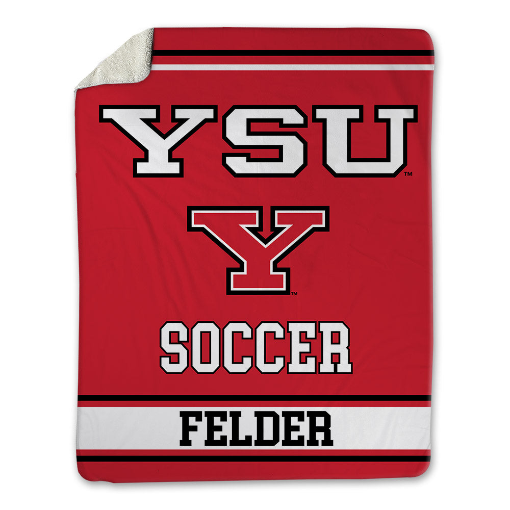 Youngstown State - NCAA Women's Soccer : Sara Felder - Blanket-0