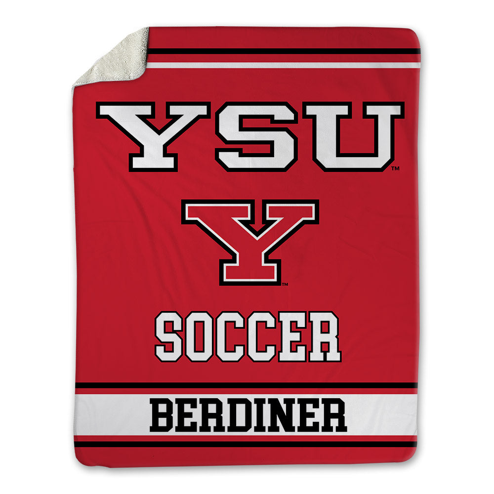 Youngstown State - NCAA Women's Soccer : Emma Berdiner - Blanket-0