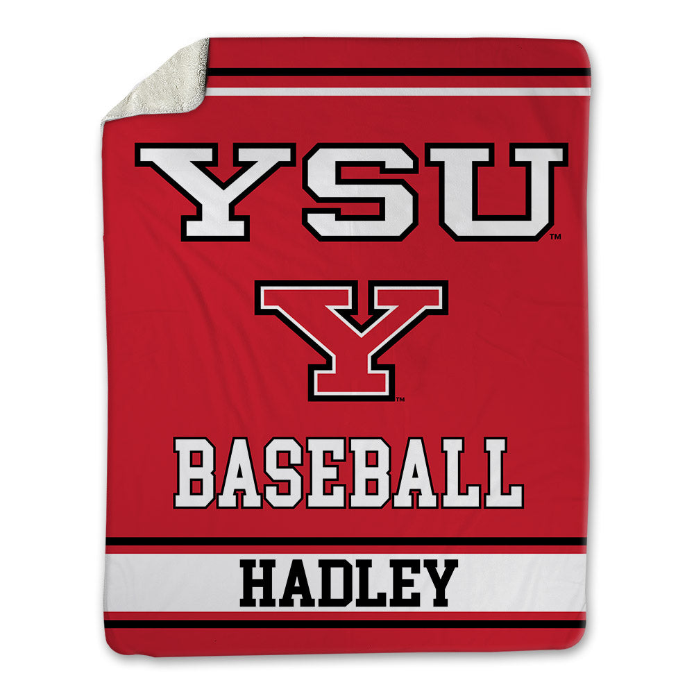 Youngstown State - NCAA Baseball : Caleb Hadley - Blanket-0