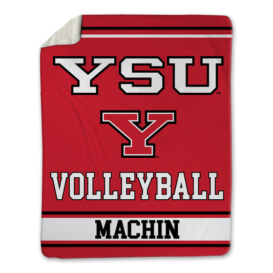 Youngstown State - NCAA Women's Volleyball : Gabriela Machin - Blanket-0