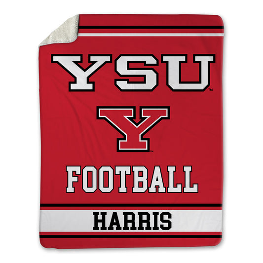 Youngstown State - NCAA Football : Dimetrius Harris - Blanket-0