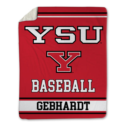 Youngstown State - NCAA Baseball : Braden Gebhardt - Blanket-0