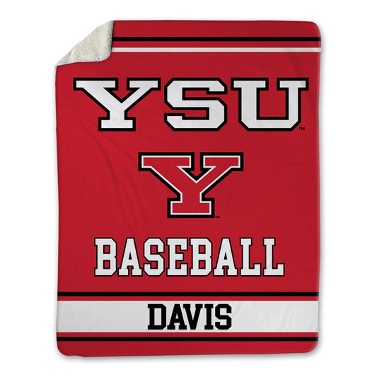 Youngstown State - NCAA Baseball : Braedon Davis - Blanket-0