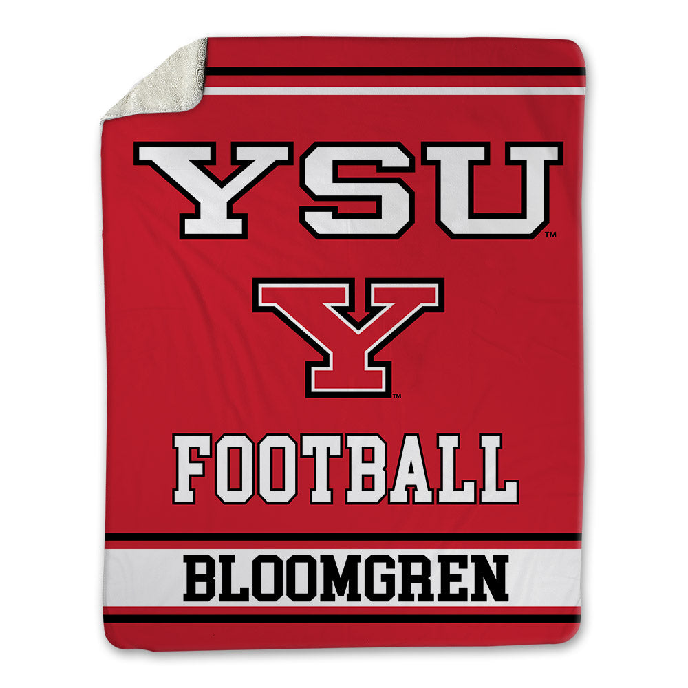 Youngstown State - NCAA Football : Christian Bloomgren - Blanket-0