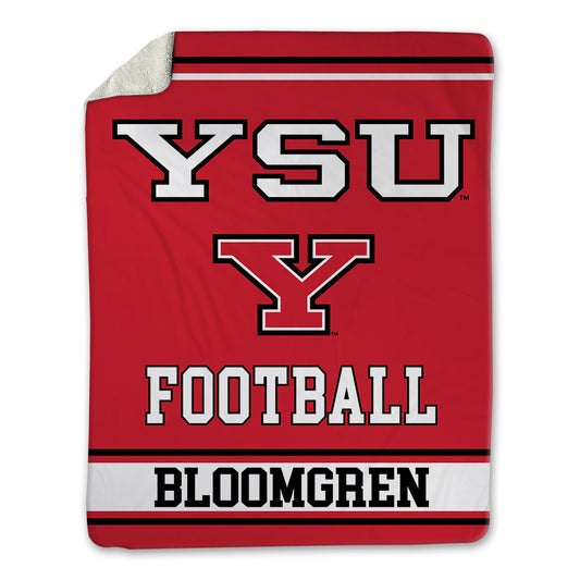 Youngstown State - NCAA Football : Christian Bloomgren - Blanket-0