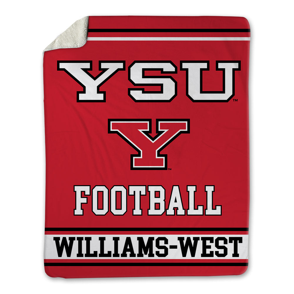 Youngstown State - NCAA Football : Jussiah Williams-West - Blanket-0