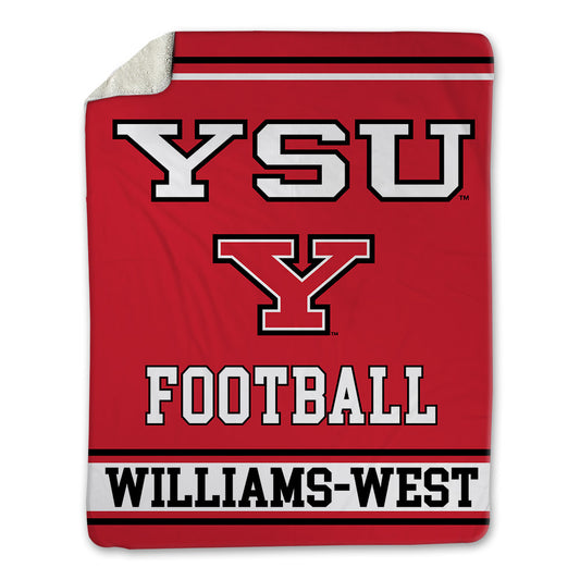 Youngstown State - NCAA Football : Jussiah Williams-West - Blanket-0