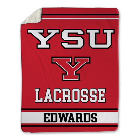 Youngstown State - NCAA Women's Lacrosse : Alyssa Edwards - Blanket-0
