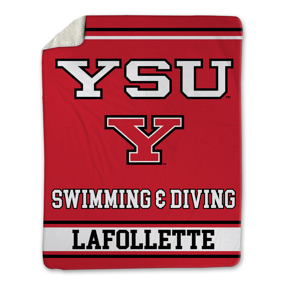 Youngstown State - NCAA Women's Swimming & Diving : Owynn LaFollette - Blanket-0