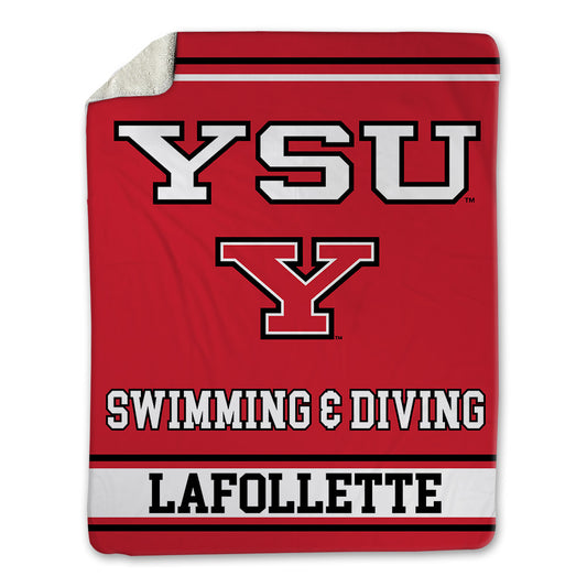 Youngstown State - NCAA Women's Swimming & Diving : Owynn LaFollette - Blanket-0