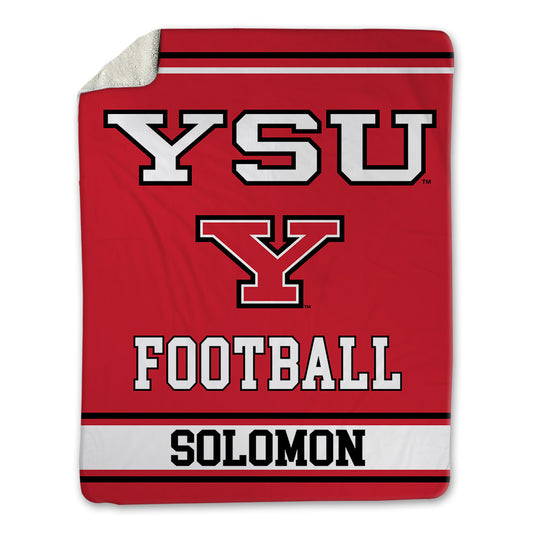 Youngstown State - NCAA Football : Mike Solomon - Blanket-0