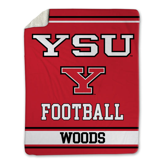 Youngstown State - NCAA Football : Grant Woods - Blanket-0