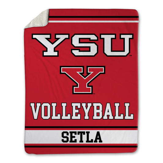 Youngstown State - NCAA Women's Volleyball : Nyia Setla - Blanket-0