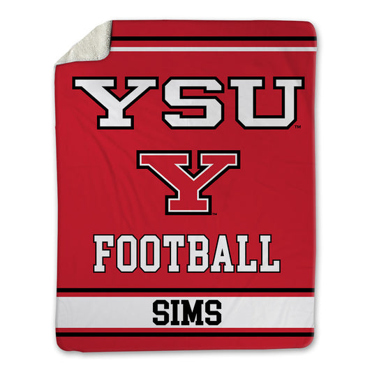 Youngstown State - NCAA Football : Stephen Sims - Blanket-0