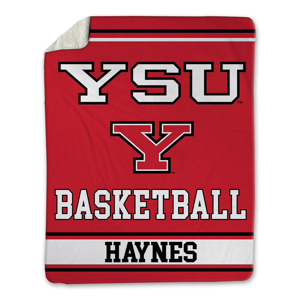 Youngstown State - NCAA Men's Basketball : Jaiden Haynes - Blanket-0