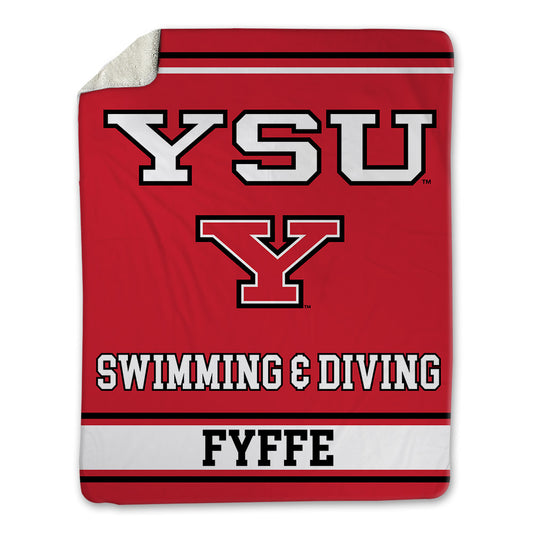 Youngstown State - NCAA Men's Swimming & Diving : Chase Fyffe - Blanket-0