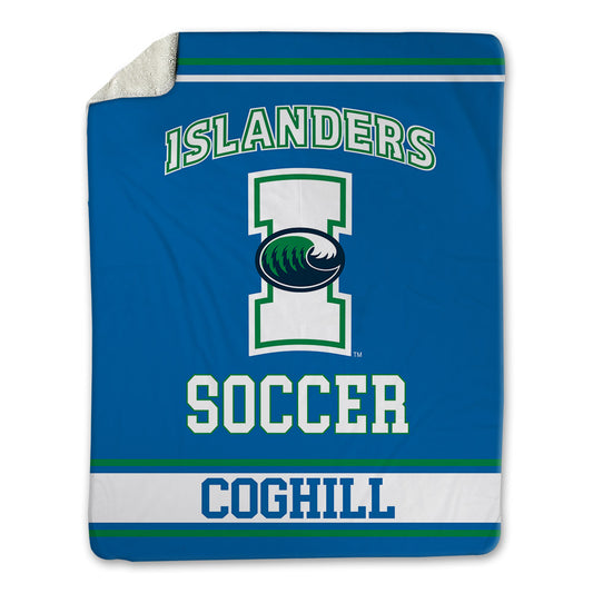 Texas A&M Corpus Christi - NCAA Women's Soccer : Paige Coghill - Blanket-0