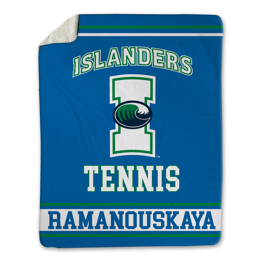Texas A&M Corpus Christi - NCAA Women's Tennis : Kseniya Ramanouskaya - Blanket-0