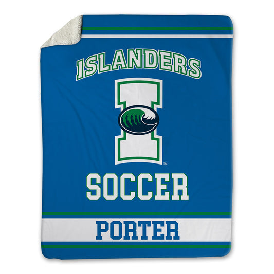 Texas A&M Corpus Christi - NCAA Women's Soccer : Katie Porter - Blanket-0