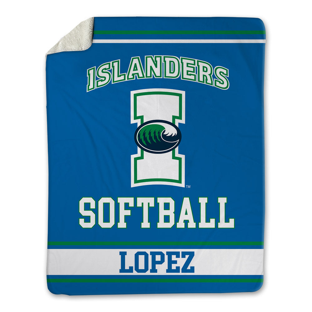 Texas A&M Corpus Christi - NCAA Softball : Karisa Lopez - Blanket-0