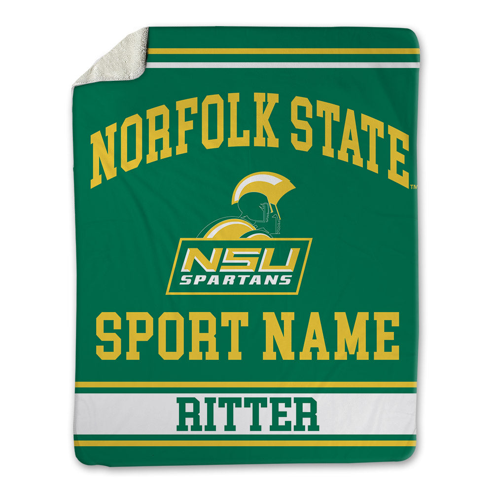 Norfolk State - NCAA Baseball : Jamal Ritter - Blanket-0