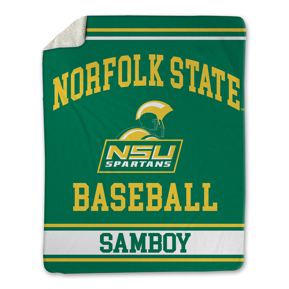 Norfolk State - NCAA Baseball : Yasseel Samboy - Blanket-0