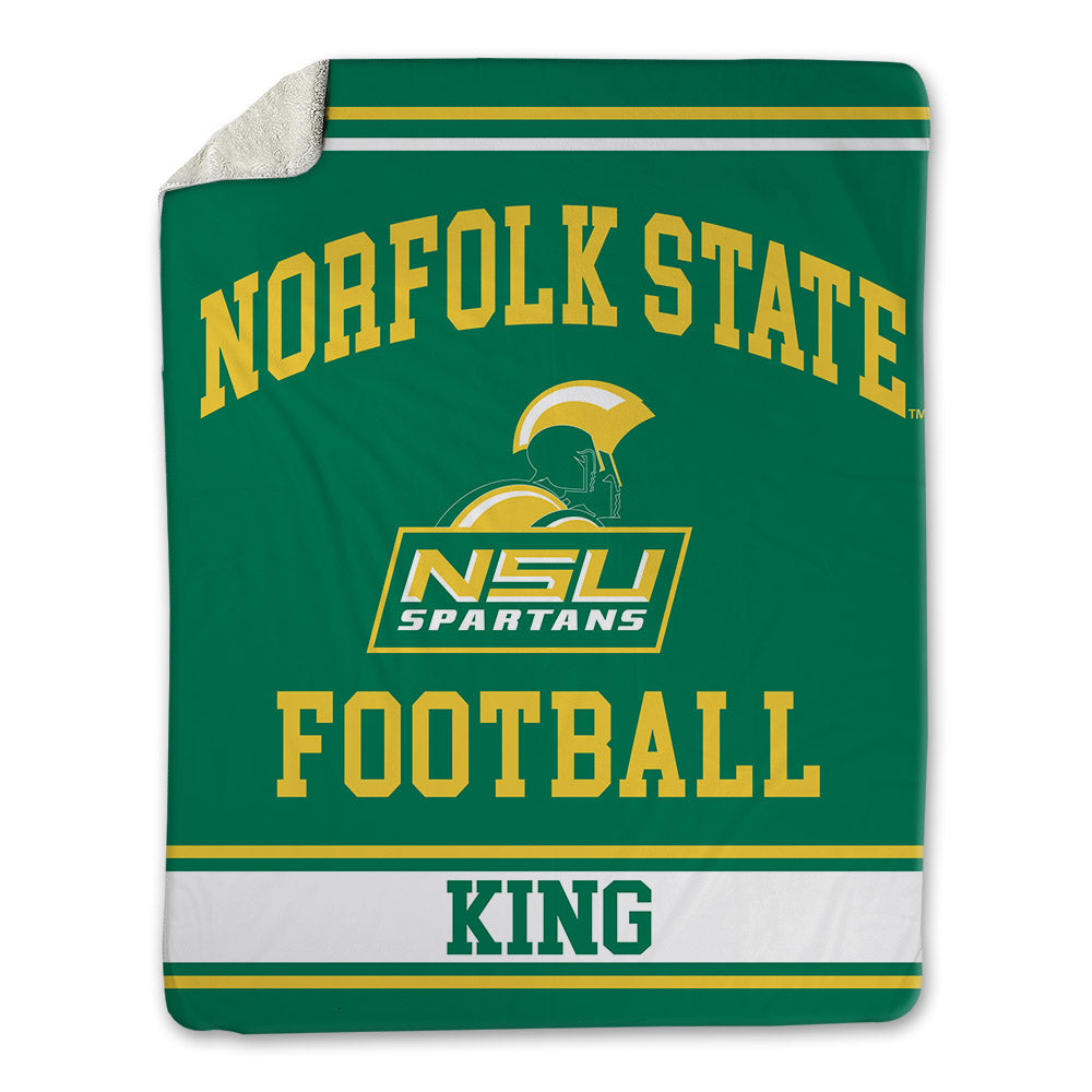 Norfolk State - NCAA Football : Kevon King - Blanket-0