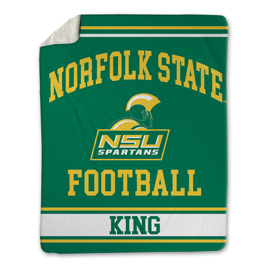 Norfolk State - NCAA Football : Kevon King - Blanket-0