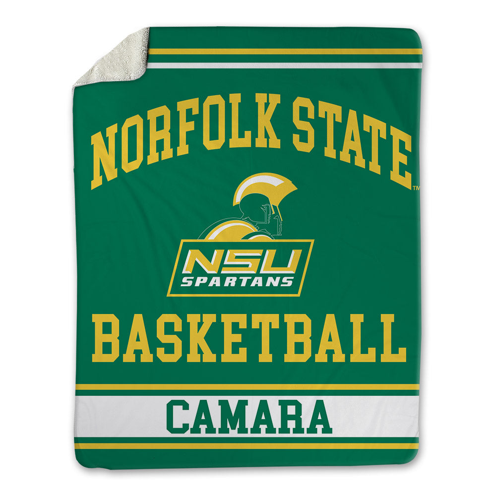 Norfolk State - NCAA Men's Basketball : Dramane Camara - Blanket-0