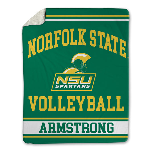 Norfolk State - NCAA Women's Volleyball : Erin Armstrong - Blanket-0